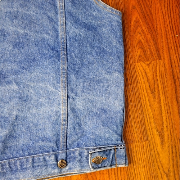 Vintage 80s Chicago B.L.U.E.S. Denim Vest XXL – Union Made USA – Cut-Off A41 - Picture 13 of 13